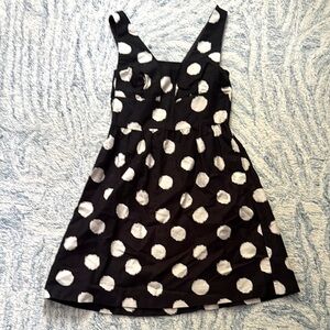 Loft fit in flair cotton polkadot summer dress 4